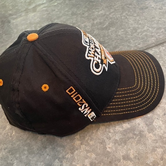 Vintage San Francisco Giants 2010 World Series Champions Hat Stretch Y2K New Era - Picture 6 of 13